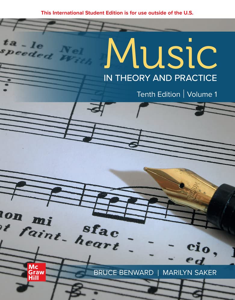 ISE Music in Theory and Practice Volume 1 Paperback