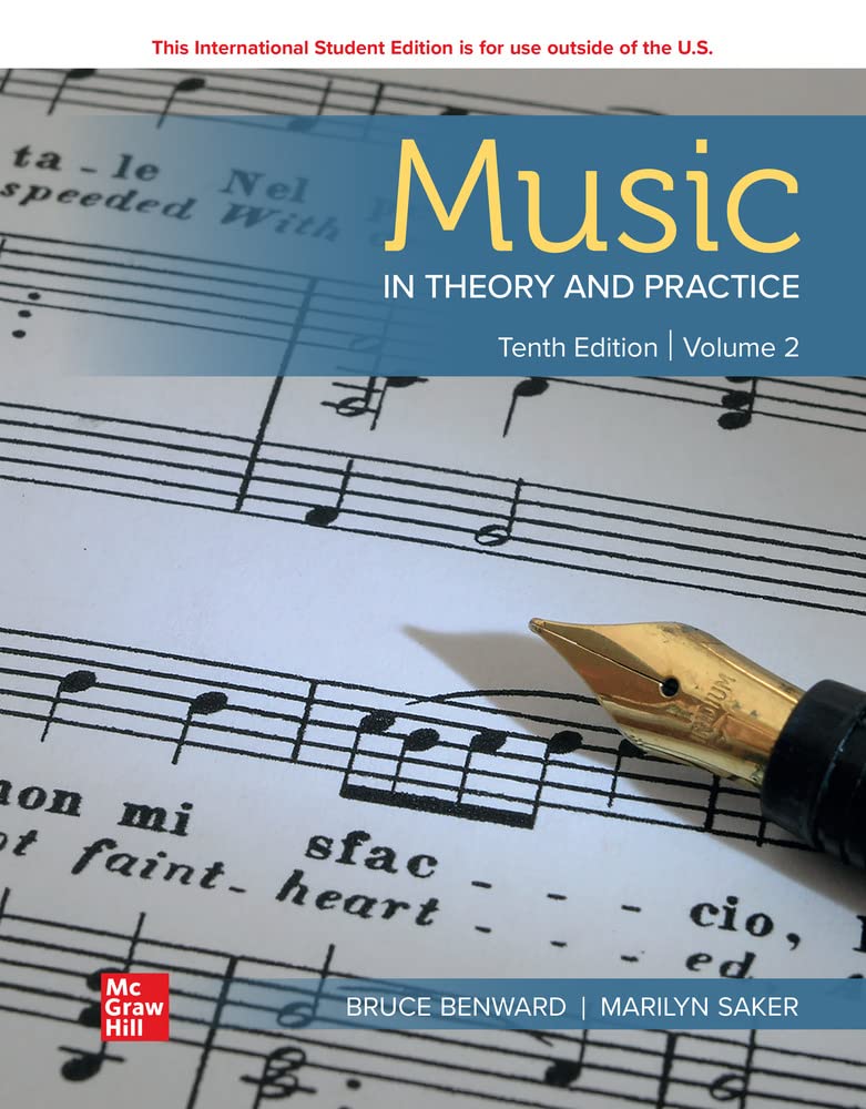 ISE Music in Theory and Practice Volume 2 Paperback- 10th Editon