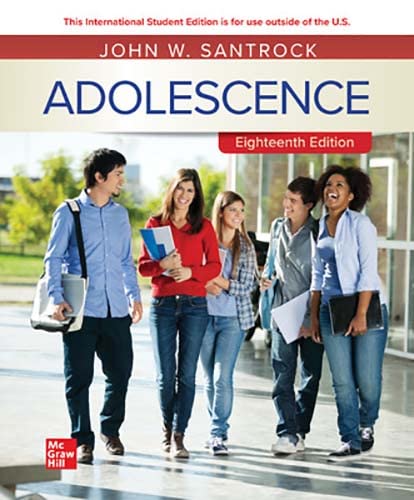 ISE Adolescence (ISE HED B&B PSYCHOLOGY) Paperback International Edition