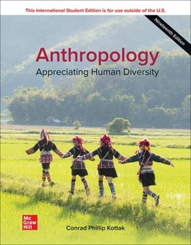 ISE Anthropology: Appreciating Human Diversity Paperback