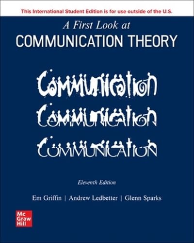 ISE A First Look at Communication Theory 11th Edition