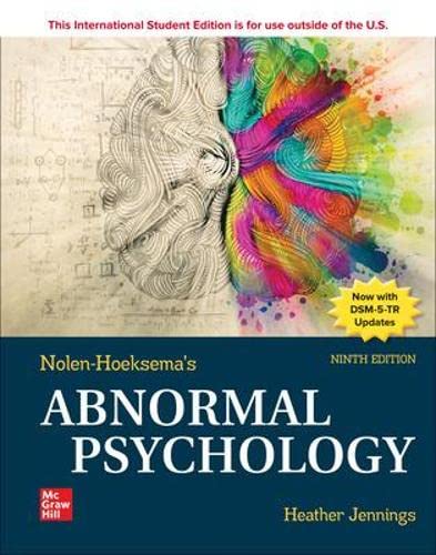 ISE Abnormal Psychology Paperback