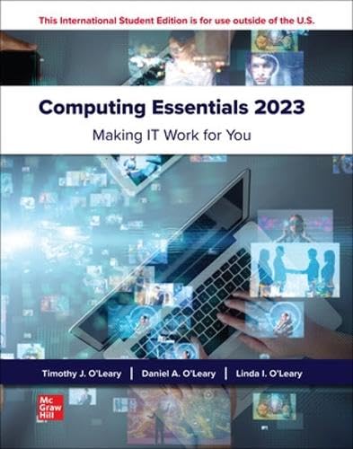 ISE Computing Essentials 2023 29th Edition