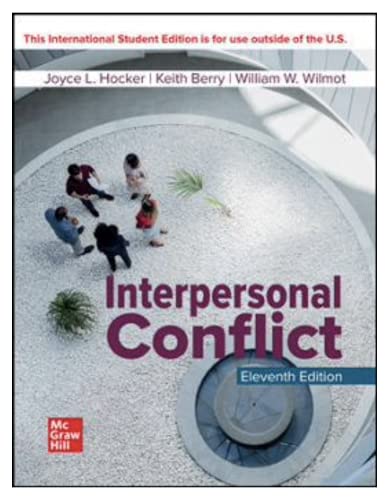 ISE Interpersonal Conflict (ISE HED COMMUNICATION)