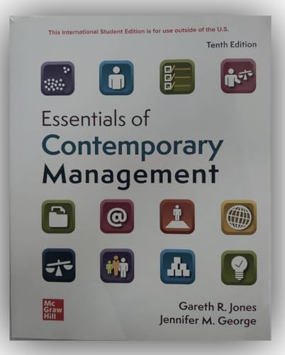 Essentials of Contemporary Management ISE Paperback – January 1, 2023