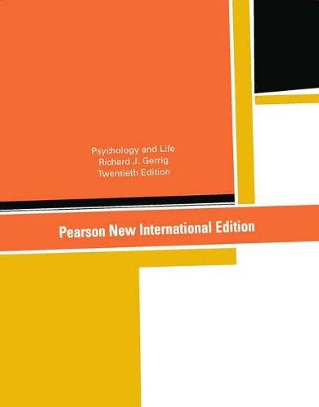 Psychology and Life: Pearson New International Edition 20th Edition