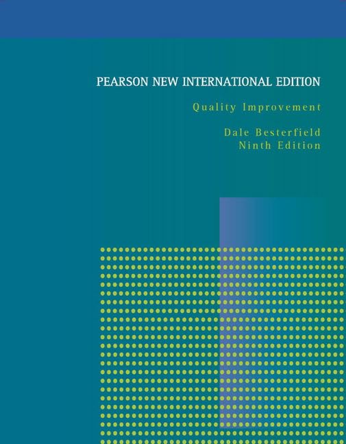 Quality Improvement: Pearson New International Edition Paperback – August 1, 2013