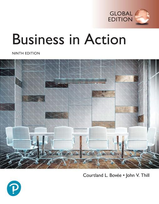 Business In Action, Global Edition Paperback