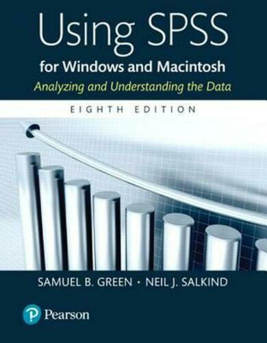 Using SPSS for Windows and Macintosh 8th Edition